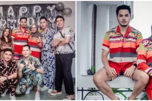 10 Momen ulang tahun Aher suami Elly Sugigi, bertema piyama