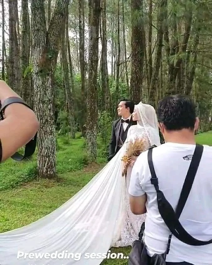 Momen Ikbal Fauzi prewedding © 2021 brilio.net