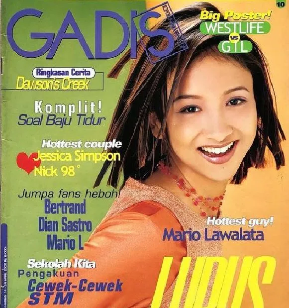 Adelia Lontoh model majalah © Instagram