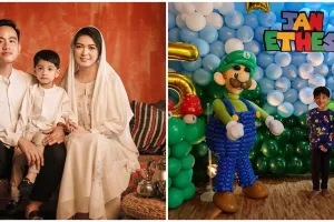 7 Potret perayaan ulang tahun Jan Ethes ke-5, kuenya curi perhatian