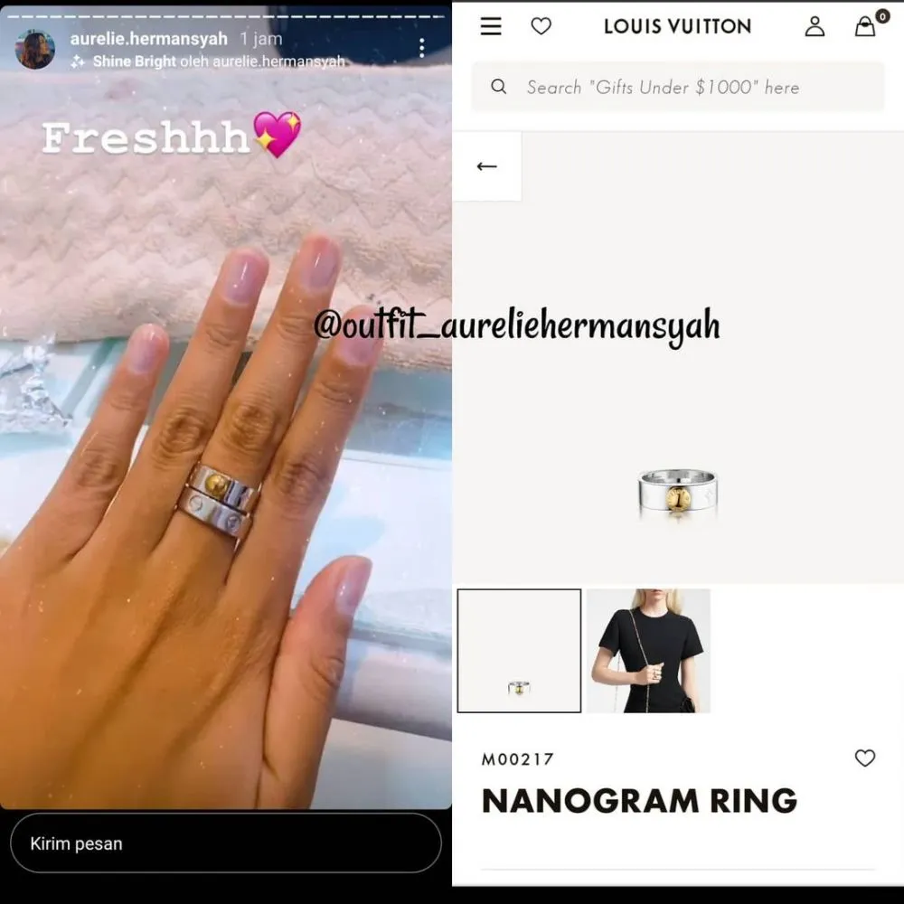 cincin Aurel Hermansyah © 2021 brilio.net