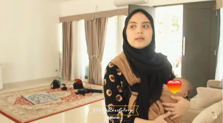 potret rumah baru vebby dan razi © YouTube potret rumah baru vebby dan razi © YouTube