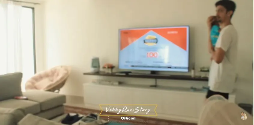 potret rumah baru vebby dan razi © YouTube potret rumah baru vebby dan razi © YouTube