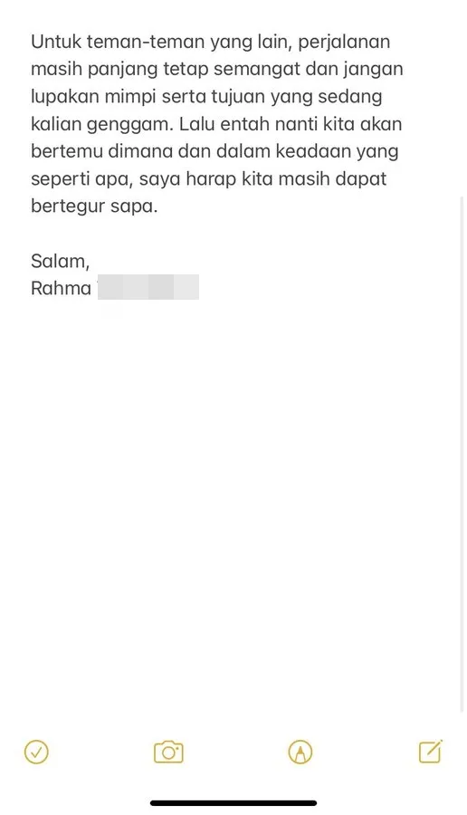 ucapan perpisahan resign warganet ©Twitter