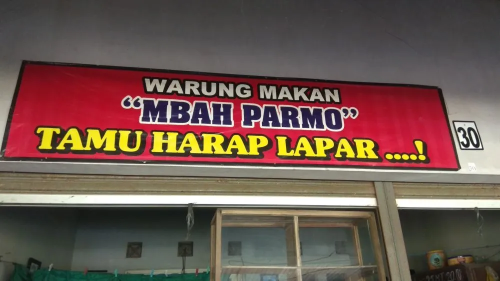 Pengumuman di warung makan © berbagai sumber