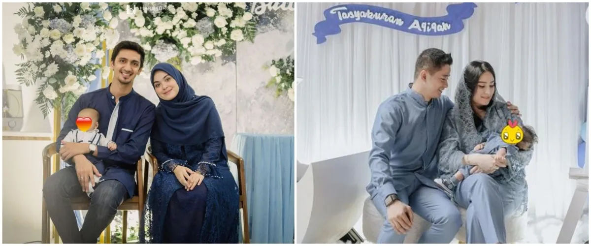 Momen akikah anak pertama 10 seleb, penuh khidmat