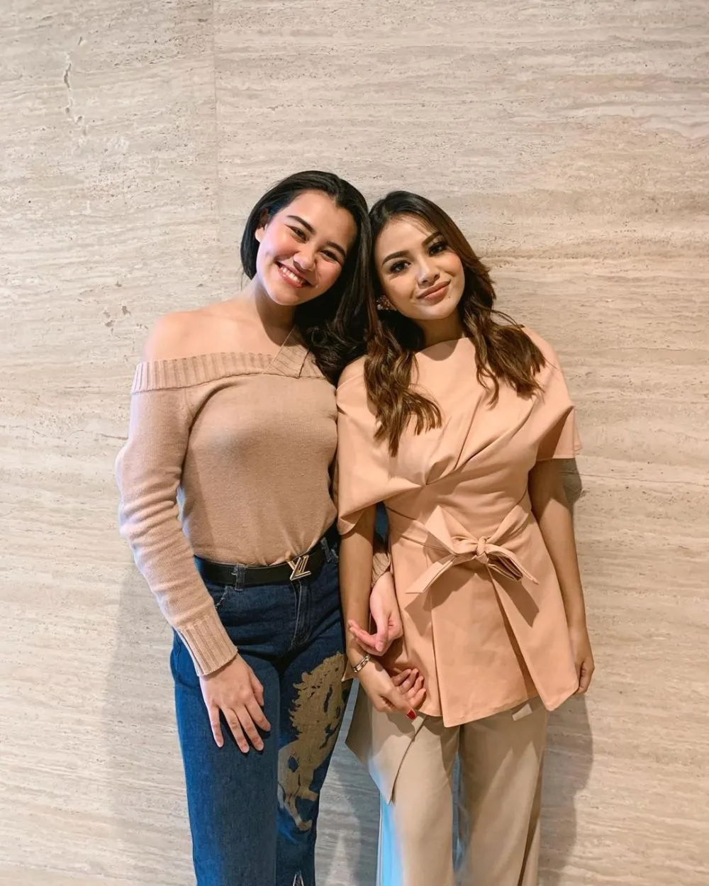 Potret kompak Aurel Hermansyah dan Aaliyah Massaid © Instagram