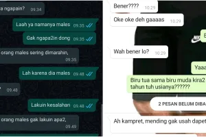 10 Chat tebak-tebakan sama teman ini nyelenehnya bikin capek mikir