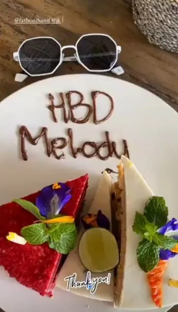 ultah melody ke-29 © Instagram