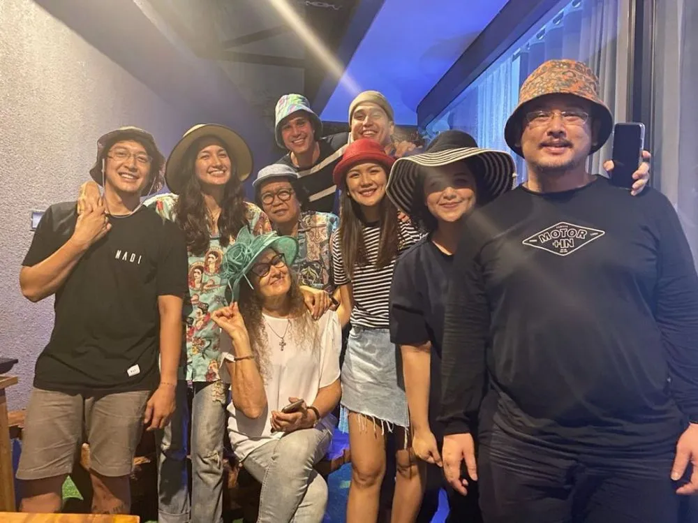 Dimas bareng Marcel dan Mischa © Instagram