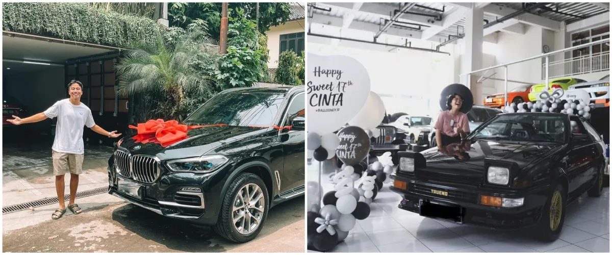 10 Seleb ini dapat hadiah mobil saat ultah, ada yang ditaksir Rp 4 M