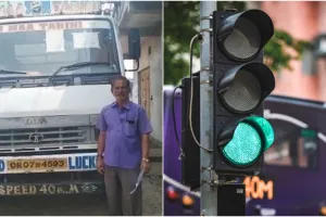 Mengemudikan truk tak pakai helm, pria ini kena tilang elektronik