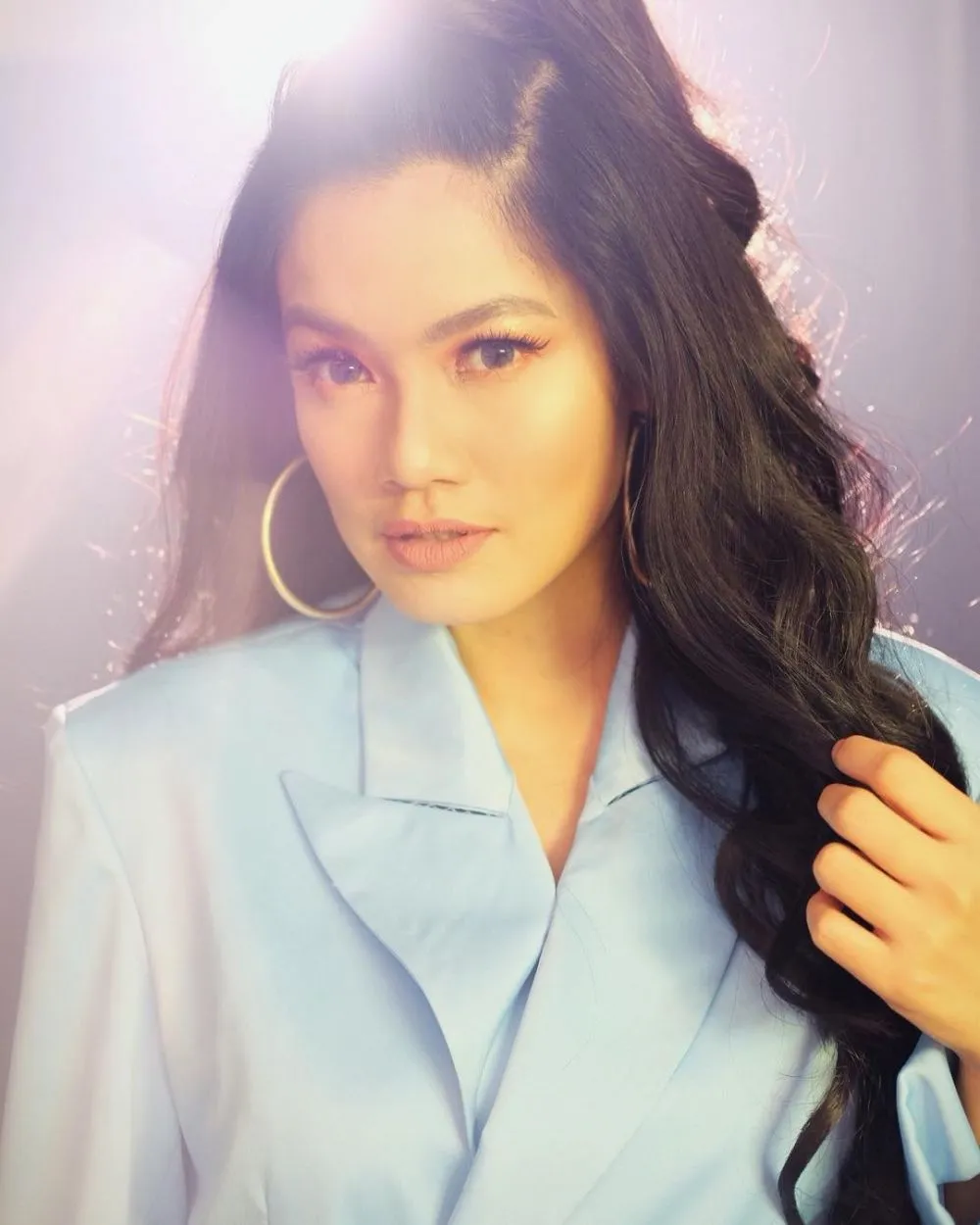 Titi Kamal makeup tebal © Instagram Titi Kamal makeup tebal © Instagram