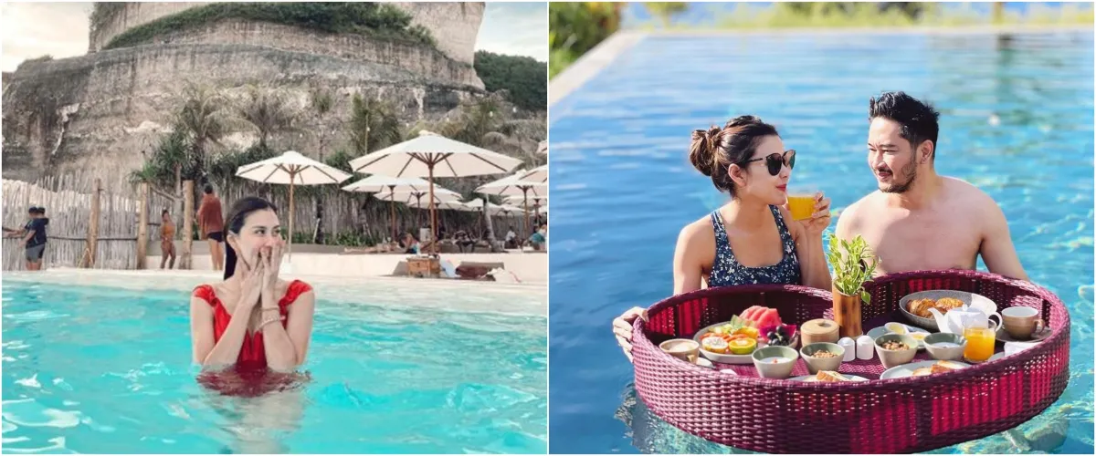 8 Momen Syahnaz Sadiqah dan Jeje Govinda liburan di Bali tanpa anak