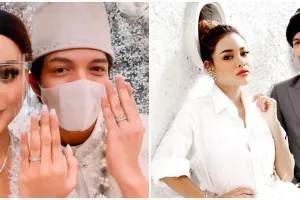 Potret selfie pertama 5 seleb usai jadi suami-istri, bikin baper
