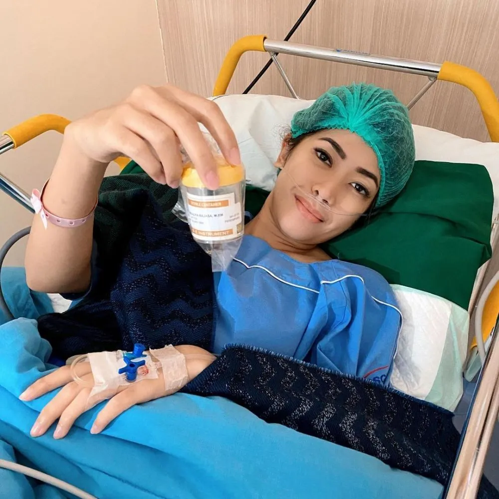 Aliya Rajasa operasi empedu © Instagram Aliya Rajasa operasi empedu © Instagram