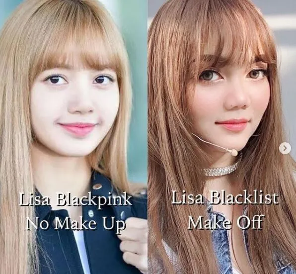 gaya rambut unik rina nose Instagram