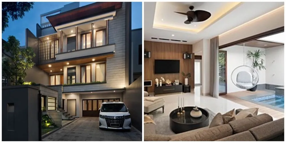 Potret rumah seleb berlantai empat © Istimewa