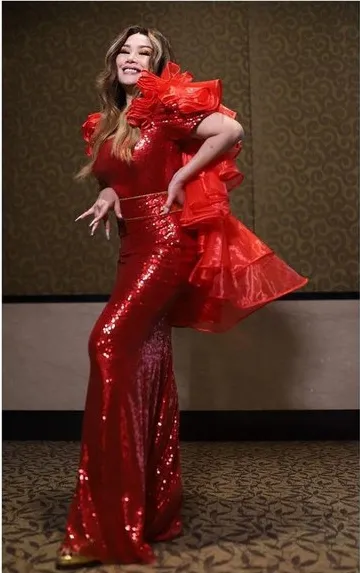 Potret terbaru Titi DJ makin langsing © 2021 Instagram