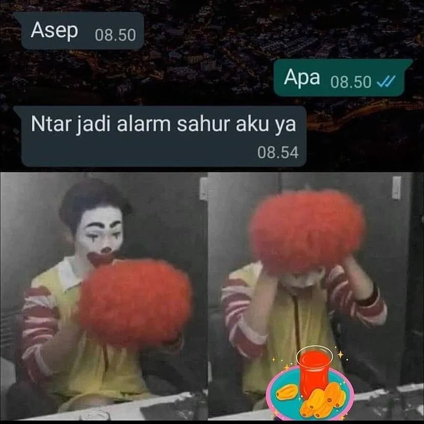 Chat lucu di bulan Ramadan © berbagai sumber