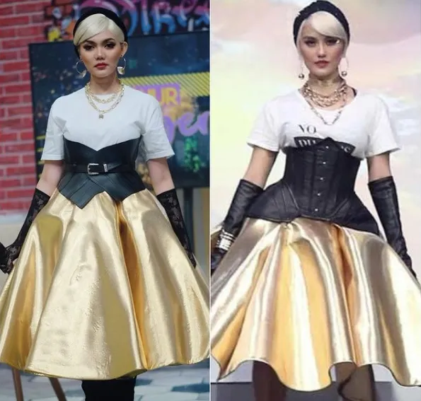 rina nose tiru gaya seleb lain © 2021 brilio.net