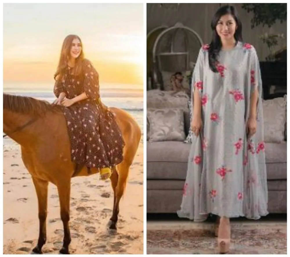 Beda gaya Syahnaz dan Nisya Ahmad © berbagai sumber