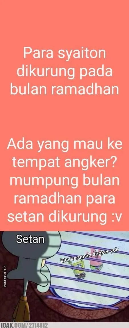 meme setan cuti kocak © 2021 berbagai sumber