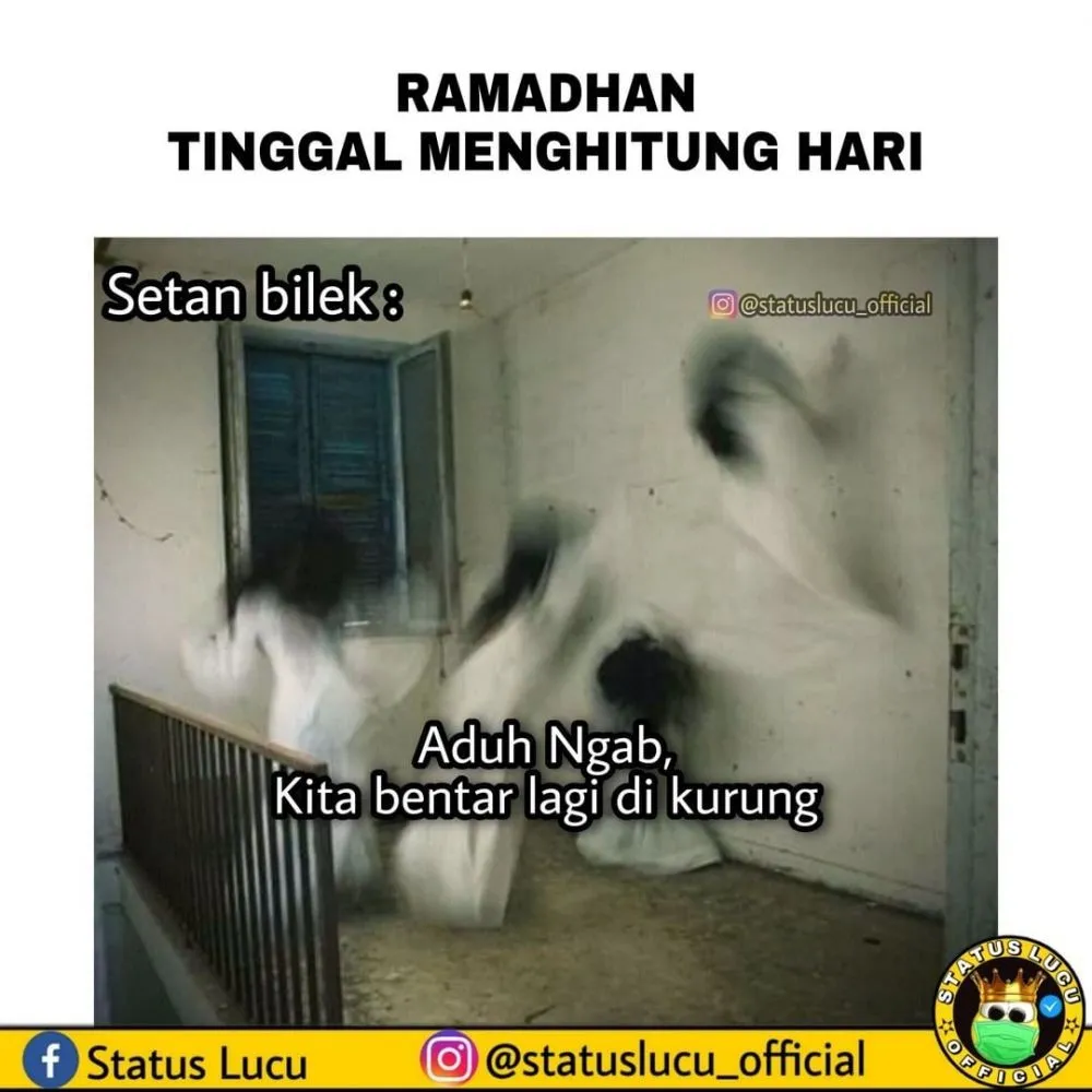 meme setan cuti kocak © 2021 berbagai sumber