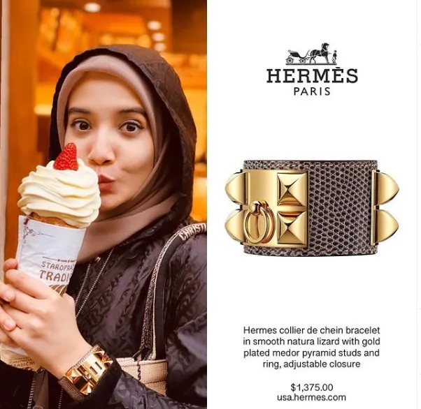 Taksiran harga gelang Hermes seleb Instagram/@hermes_selebritii Taksiran harga gelang Hermes seleb Instagram/@hermes_selebritii