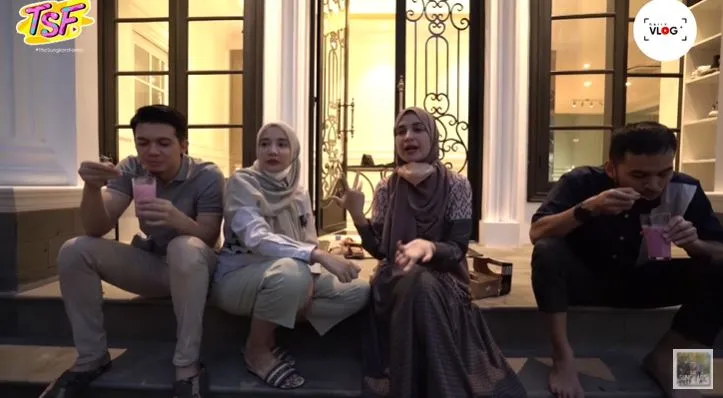 Shireen borong pedagang © YouTube Shireen borong pedagang © YouTube