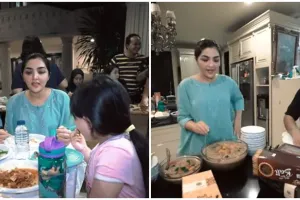 Potret sederhana Ashanty buka puasa di meja makan dapur, tuai pujian