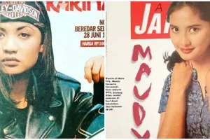 8 Beda gaya Cornelia Agatha dan Maudy Koesnaedi saat jadi cover girl