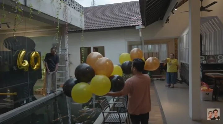 perayaan ultah Baim Wong © YouTube perayaan ultah Baim Wong © YouTube