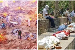 10 Potret terkini korban tsunami Covid-19 di India