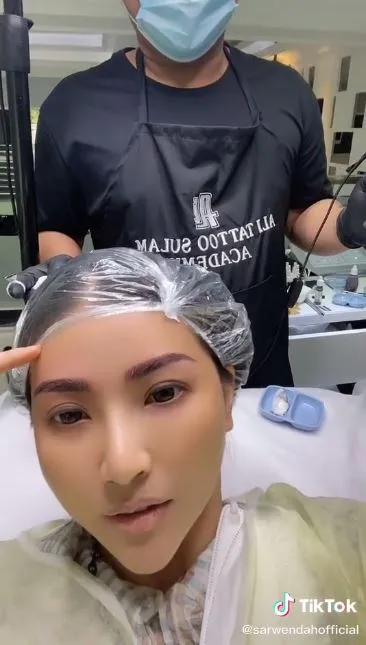 momen sarwendah sulam alis dan bibir © berbagai sumber