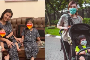 Beda gaya 7 member Cherrybelle saat momong anak, simpel tapi elegan