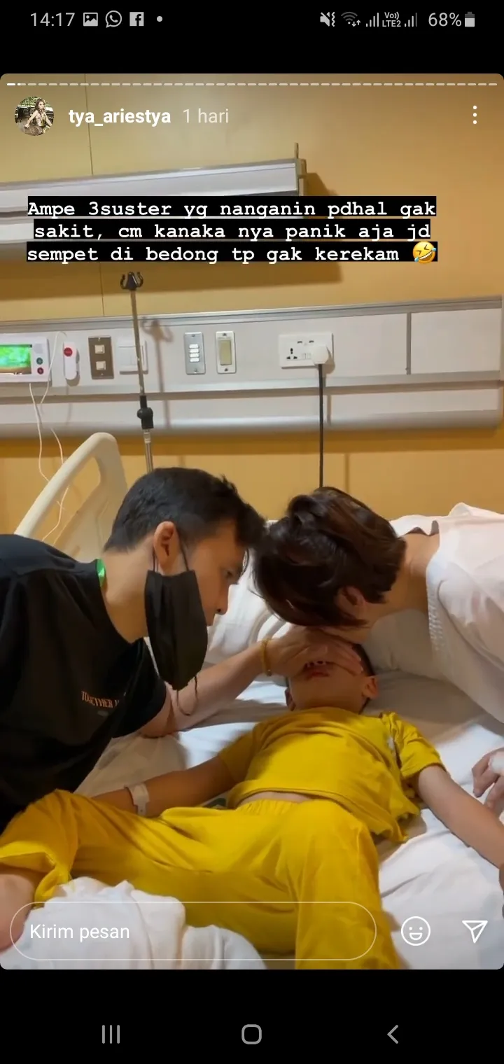 Momen Tya Ariestya dan anaknya © Instagram/@tya_ariestya