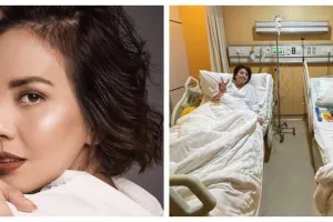 Sakit bersamaan, ini 6 momen Tya Ariestya dan anaknya dirawat di RS