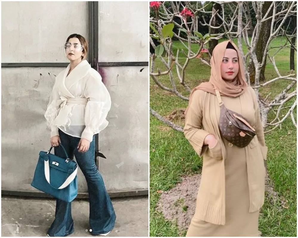Beda gaya outfit keseharian seleb kembar © 2021 brilio.net Beda gaya outfit keseharian seleb kembar © 2021 brilio.net