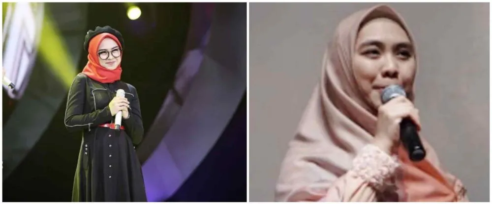 gaya berhijab Ria Ricis dan Oki Setiana Dewi © 2021 brilio.net gaya berhijab Ria Ricis dan Oki Setiana Dewi © 2021 brilio.net