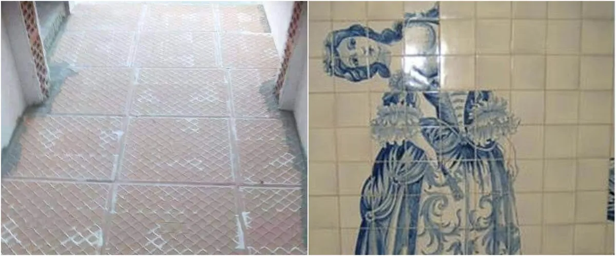 10 Potret lucu salah susun keramik ini bikin yang lihat jengkel