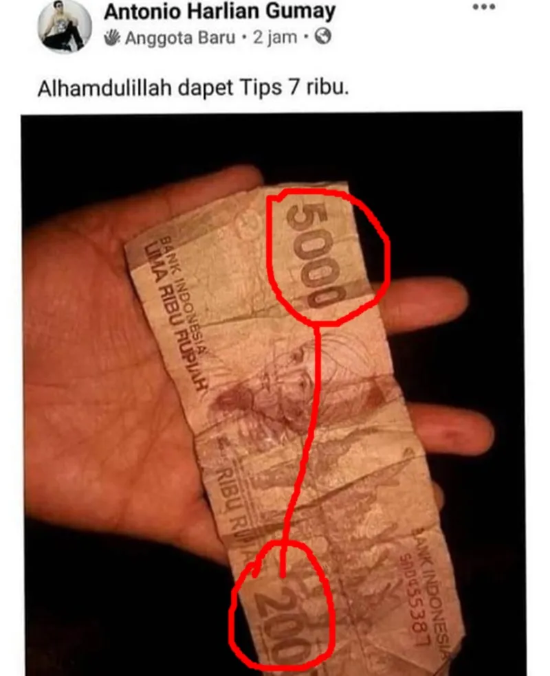 penampakan duit nyeleneh © 2021 Instagram penampakan duit nyeleneh © 2021 Instagram