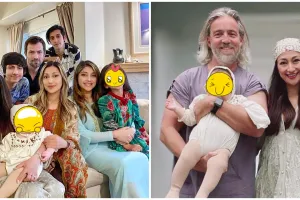 7 Momen Lebaran keluarga Azhari di Amerika, masak rendang