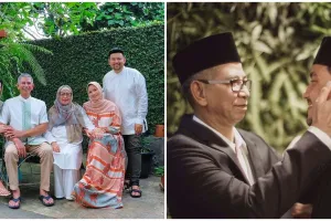 Jarang terekspos, intip 8 potret hangat Hamish Daud dan ayah mertua