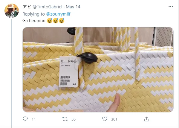 tampah bambu dijual Rp 4 jutaan © 2021 brilio.net