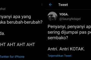 20 Tebak-tebakan pakai nama penyanyi ini bikin mikir keras