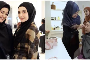 10 Momen Shireen dan Zaskia Sungkar make over ART, bak model