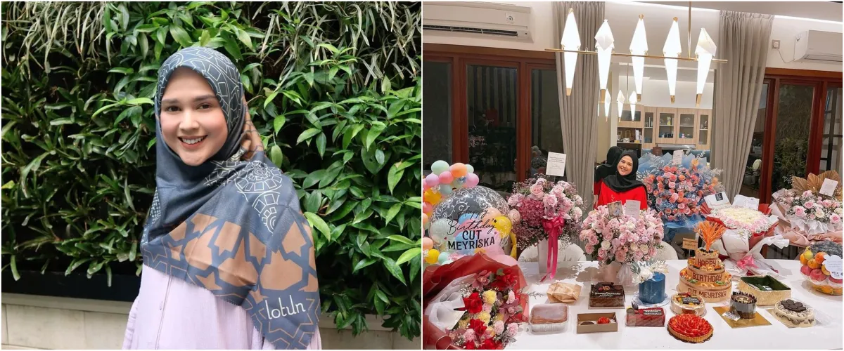 10 Potret ultah Cut Meyriska ke-28, Roger Danuarta beri puisi romantis