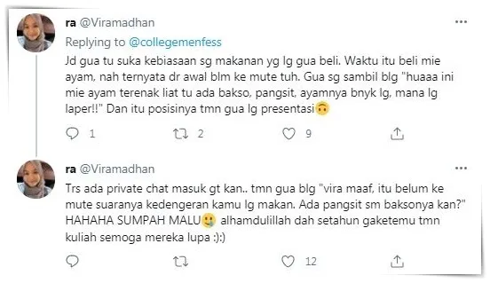 Curhatan kocak kuliah online 2 © Twitter