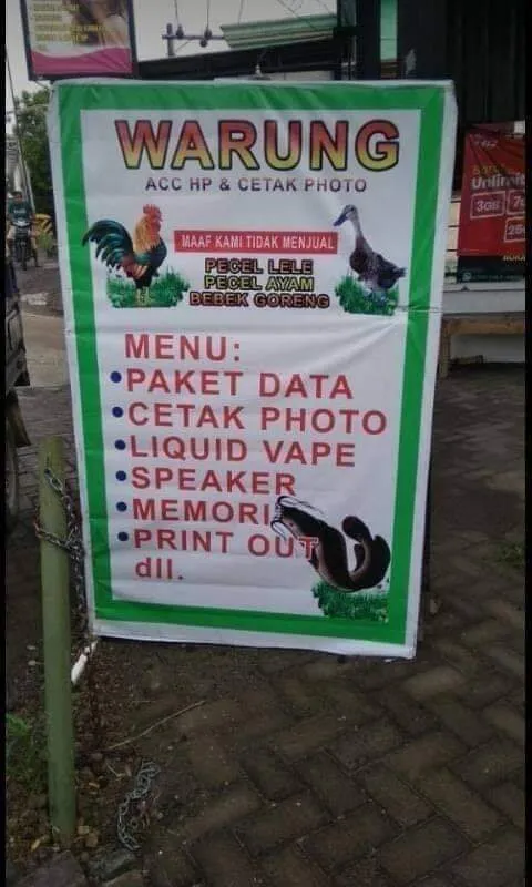 daftar menu warung makan © berbagai sumber daftar menu warung makan © berbagai sumber